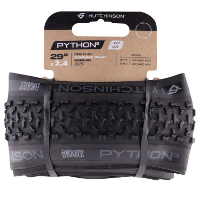 Plášť HUTCHINSON PYTHON 3 29x2,40 TLR kevlar,černý