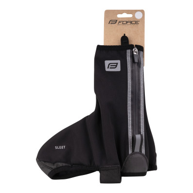 Návleky treter FORCE SLEET MTB, černé