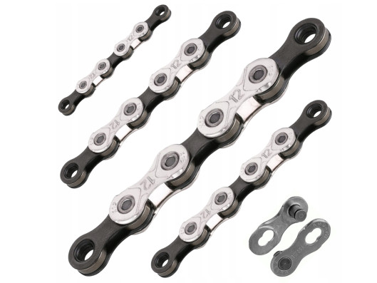Řetěz KMC X12- 12s, stříbrno-černý, OEM 126 článků