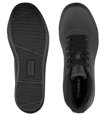 Tretry FORCE FREERIDE SPIRIT FLAT, černé