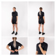 Dres FORCE PURE LADY krátký rukáv, černý