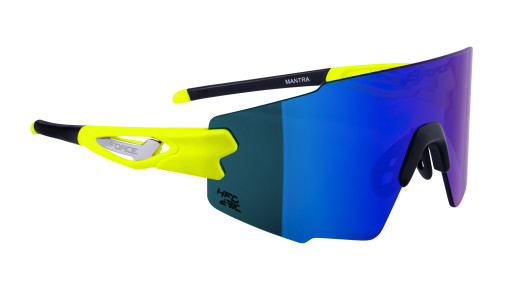 Brýle FORCE MANTRA fluo, modré zradlové sklo