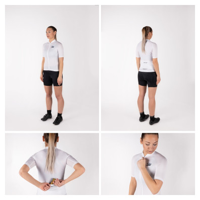 Dres FORCE PURE LADY krátký rukáv, bílá