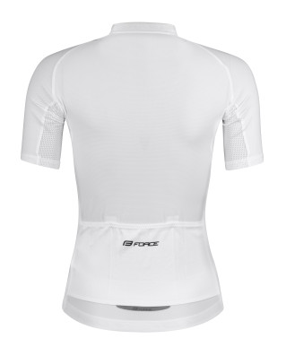 Dres FORCE PURE LADY krátký rukáv, bílá