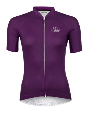 Dres FORCE PURE LADY krátký rukáv, fialový