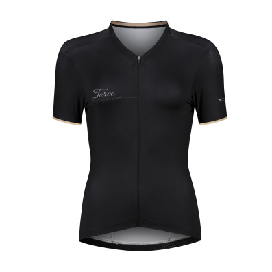 Dres FORCE GOLD LADY krátký rukáv, černý