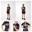 Dres FORCE VIVID LADY kr. rukáv, černý