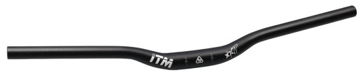 Řídítka ITM XX7 MTB prohnutá 31,8/640mm, Al, černá