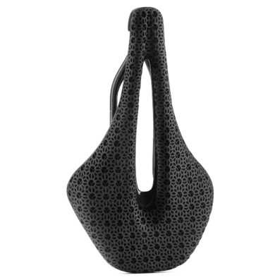 Sedlo RB carbon 3D s otvorem, bez zámku, černe