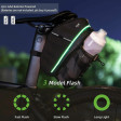 Taška RB podsedlová kapacita 1,5L so zeleným LED páskem, černá