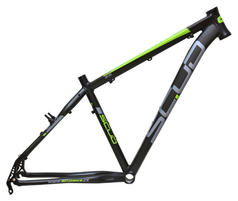 Rám SCUD 9SC 17" černo-šedo-zelený 28"