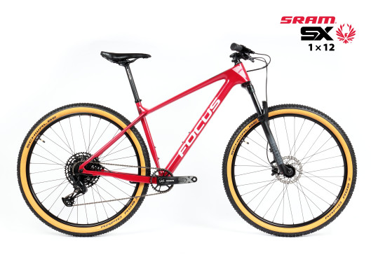 Kolo MTB 29" FOCUS Raven 8.8 Sram SX Eagle 1x12 , velikost M -18" červená - lesklá