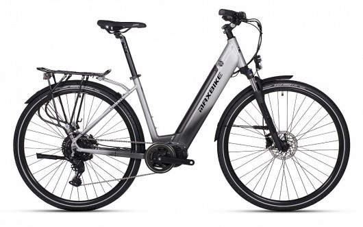ELEKTROKOLO MAXBIKE VILLA 28" ŠEDÁ