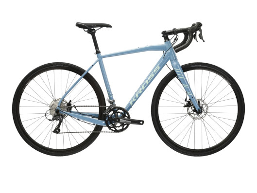 Gravel kolo Kross ESKER 1.0 modrá / zelená / lesk