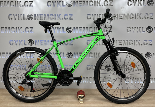 Horské kolo Leader Fox MXC pánské 2023-1, 1x8 SPEED NEONOVÁ ZELENÁ
