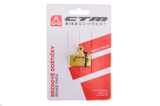 Brzdové destičky CTM S-02, Shimano XTR, XT, SLX, FSA sintrované