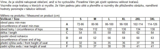 Kalhoty krátké pánské HAVEN NAVAHO SLIMFIT černo/červené s cyklovložkou