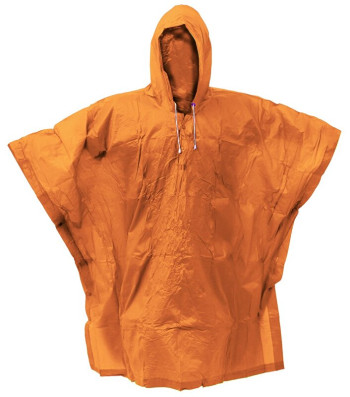 Pláštěnka PVC pončo oranžová