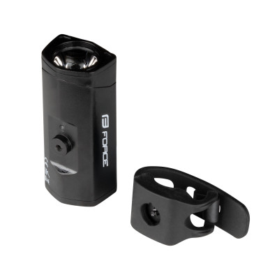 Světlo přední FORCE DOT 300LM USB, černé