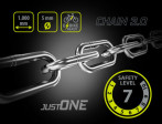 ONE – řetězový zámek CHAIN 3.0, reflex
