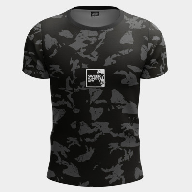Triko krátký rukáv SMTS191 black camo