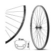 KOLO ZAPLETENÉ NEXELO SUPREME PŘEDNÍ 29" DISC CENTERLOCK