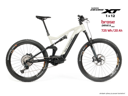 ELEKTROKOLO Lee Cougan E-Quest – Brose S / 725 Wh, 20 Ah / Shimano XT 1x12 šedá matná