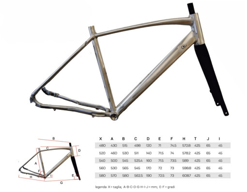 Rám Spyder Alu Gravel - Cyklokrosový + Alu vidlice , pro kotoučové brzdy 46cm