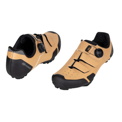 Tretry FORCE MTB REVO 2, světle hnědé