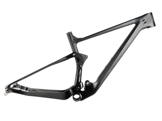 Celoodpružený karbonový rámový set MTB 29" Lee Cougan Crossfire , velikost S -16" (42cm) barva černá/chameleon lesk