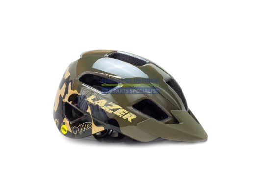 LAZER dětská přilba GEKKO, tmavě zelená/khaki, UNI/50-56 cm