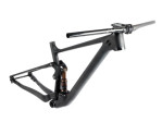 Celoodpružený karbonový rámový set MTB 29" Lee Cougan Crossfire , velikost S -16" (42cm) barva černá/chameleon lesk