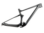 Celoodpružený karbonový rámový set MTB 29" Lee Cougan Crossfire , velikost S -16" (42cm) barva černá/chameleon lesk