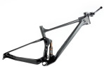 Celoodpružený karbonový rámový set MTB 29" Lee Cougan Crossfire , velikost S -16" (42cm) barva černá/chameleon lesk