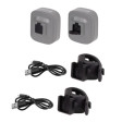 Světla/blikačky sada FORCE COB 2.0 USB přední+zadní