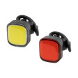 Světla/blikačky sada FORCE COB 2.0 USB přední+zadní