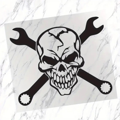 NÁLEPKA Skull 2 XXL