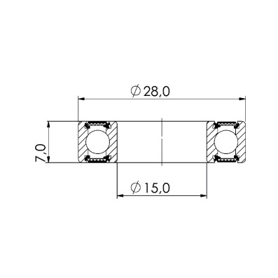 Ložisko kuličkové MAX CB-453 6902V LLU 15x28x7