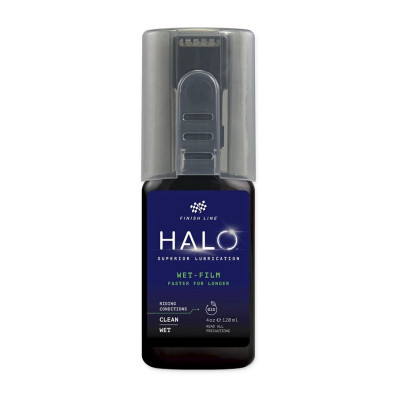 FINISH LINE HALO™ - WET Lubricant - 4oz/120ml - Bottle + Smart Luber