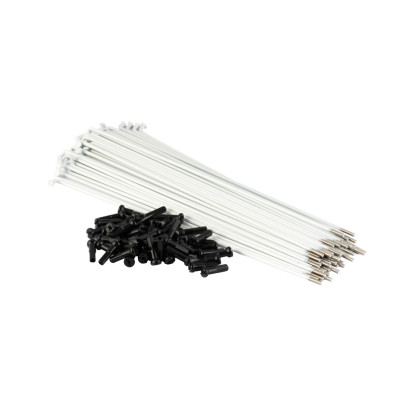 Drát 34R STEEL SPOKES 50 ks bílé 182mm