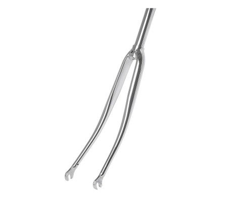 Silniční vidlice CR-MO, krk 28''/1'', leštěná
