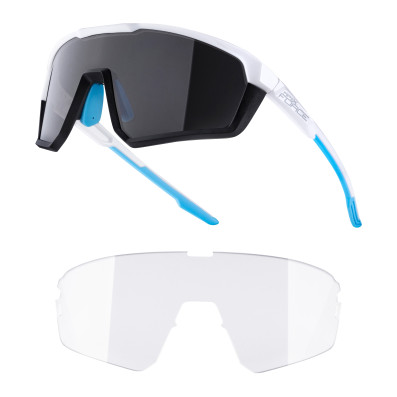 Brýle F APEX, bílo-šedé, kontrastní+fotochrom.sklo