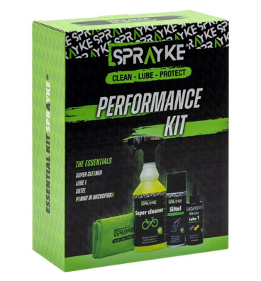 Kompletní sada péče pro vaše kolo SPRAYKE PERFORMANCE KIT