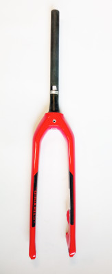 Vidlice Stromer karbon pevná červená