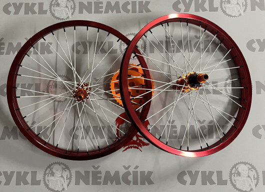 Kolo GALAXY WHIP stříbrná-red