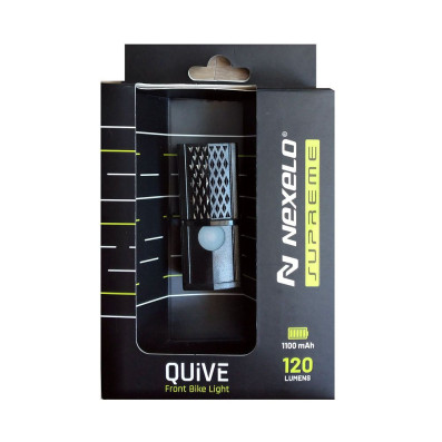 SVĚTLO NEXELO SUPREME PŘEDNÍ QUIVE 120LM 3 FUNKCE USB