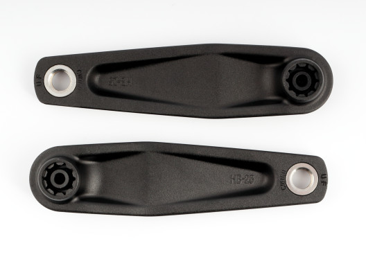 kliky bez převodníku Samox HB-25 e-Bike 165 mm ISIS offset 25 mm černá