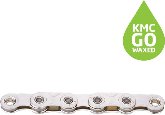 ŘETĚZ KMC X-FLAT STŘÍBRNÝ WAXED BOX