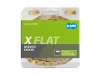 ŘETĚZ KMC X-FLAT ZLATÝ WAXED BOX