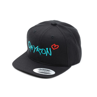 Kšiltovka dětská Qayron Snapback black - srdce